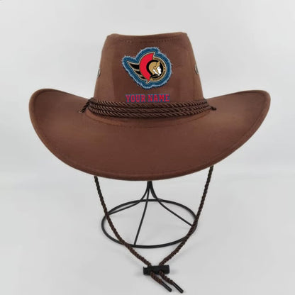 [SUPER SALE] NEW CUSTOMIZED NHL29 OSN OTTAWA SENATORS COWBOY HAT
