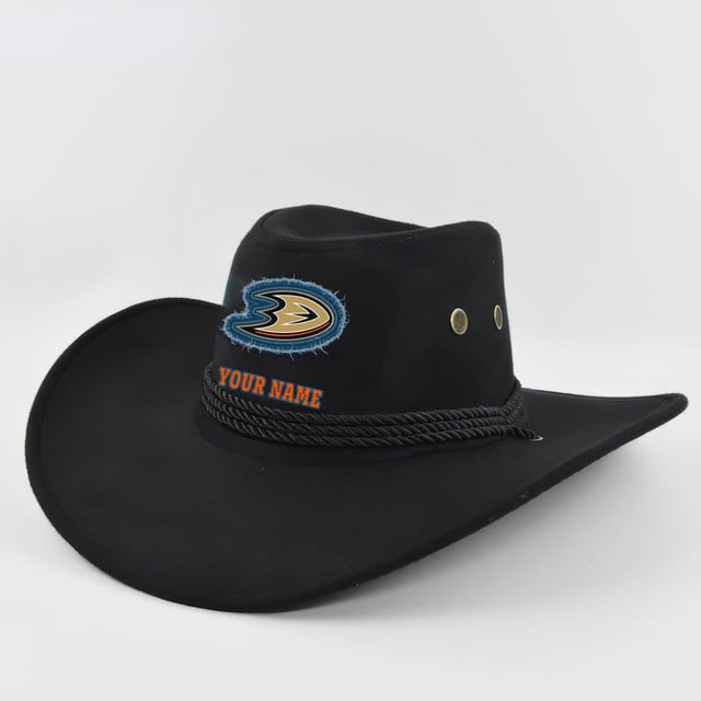 [SUPER SALE] NEW CUSTOMIZED NHL09 AHD ANAHEIM DUCKS COWBOY HAT