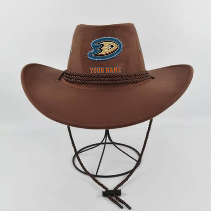 [SUPER SALE] NEW CUSTOMIZED NHL09 AHD ANAHEIM DUCKS COWBOY HAT