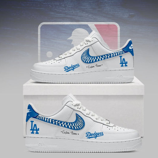 [FLASH SALE] NEW CUSTOMIZED MLB02 LAD LOS ANGELES DODGERS AF1 SNEAKERS