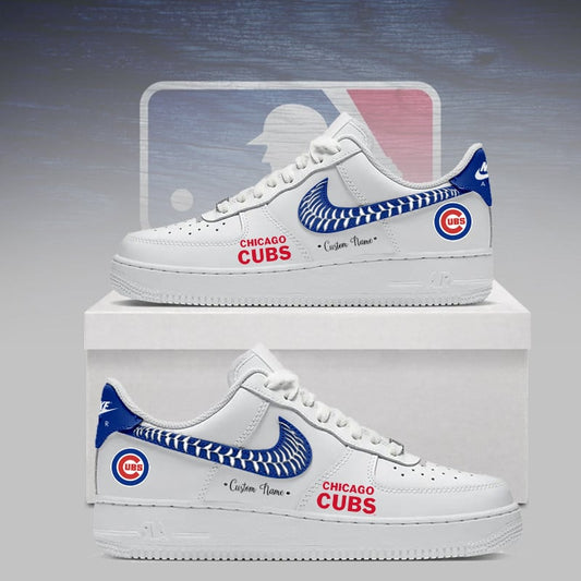 [FLASH SALE] NEW CUSTOMIZED MLB04 CCS CHICAGO CUBS AF1 SNEAKERS