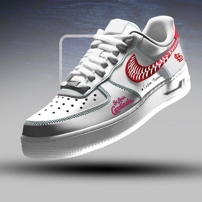 [FLASH SALE] NEW CUSTOMIZED MLB24 SLC ST. LOUIS CARDINALS AF1 SNEAKERS