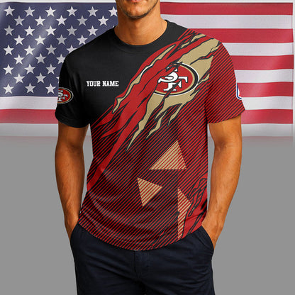 [SPECIAL OFFER] NEW CUSTOMIZED NFL11 SF49 SAN FRANCISCO 49ERS UNISEX T-SHIRT & POLO