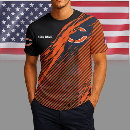 [SPECIAL OFFER] NEW CUSTOMIZED NFL26 CCB CHICAGO BEARS UNISEX T-SHIRT & POLO