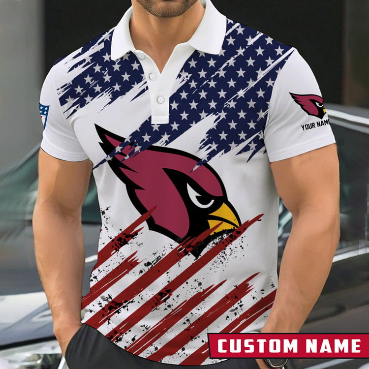 [SPECIAL OFFER] NEW CUSTOMIZED NFL20 ARC ARIZONA CARDINALS POLO SHIRT