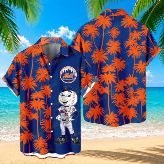 [FLASH SALE] NEW CUSTOMIZED MLB17 NYM NEW YORK METS UNISEX HAWAIIAN SHIRT