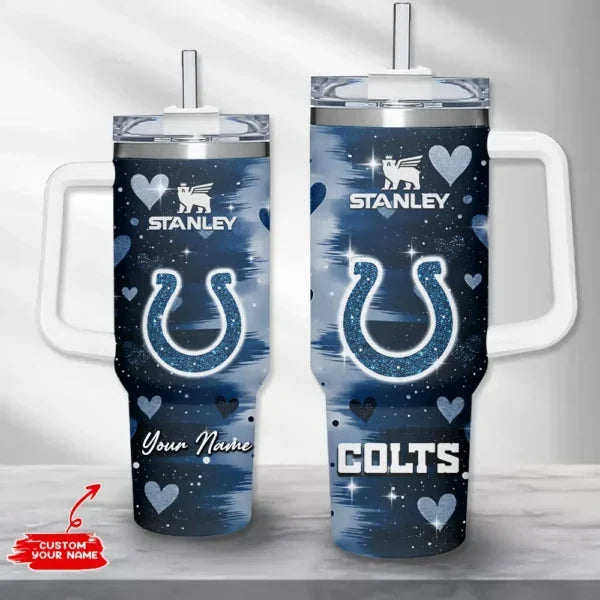 [SPECIAL OFFER] NEW CUSTOMIZED NFL17 IDC INDIANAPOLIS COLTS HALLOWEEN  40OZ TUMBLER