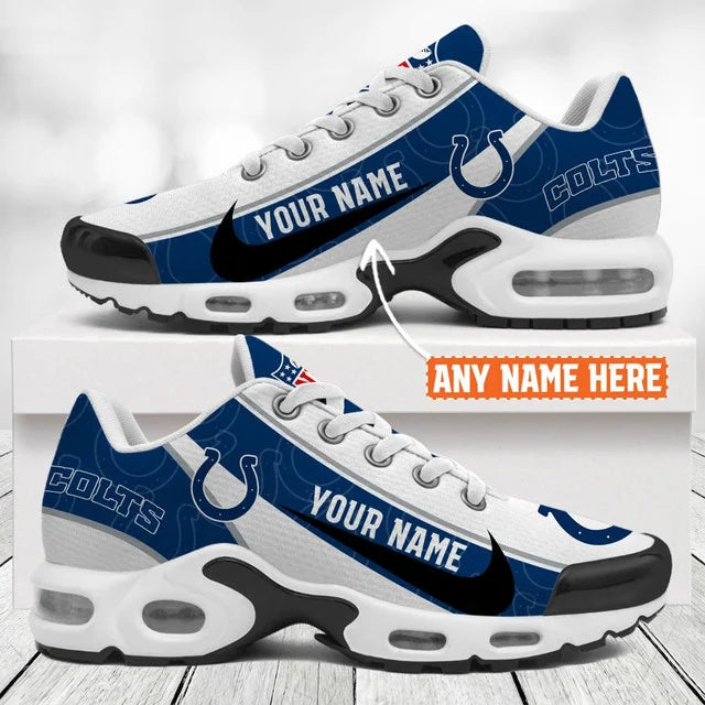 [SPECIAL OFFER] NEW CUSTOMIZED NFL17 IDC INDIANAPOLIS COLTS AIR MAX PLUS SNEAKERS