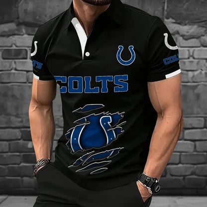 [SPECIAL OFFER] NEW CUSTOMIZED NFL17 IDC INDIANAPOLIS COLTS POLO SHIRT