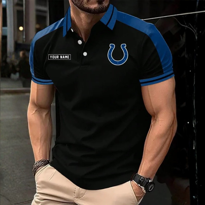 [SPECIAL OFFER] NEW CUSTOMIZED NFL17 IDC INDIANAPOLIS COLTS POLO SHIRT