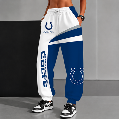 [SPECIAL OFFER] NEW CUSTOMIZED NFL17 IDC INDIANAPOLIS COLTS SWEATPANTS