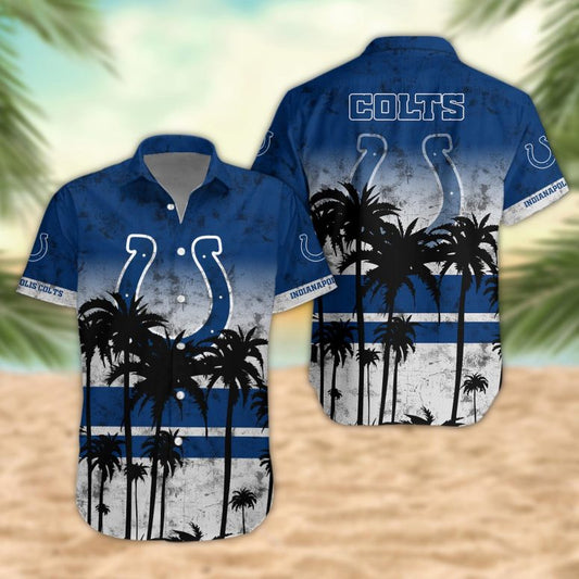 [SPECIAL OFFER] NEW CUSTOMIZED NFL17 IDC INDIANAPOLIS COLTS UNISEX HAWAIIAN SHIRT