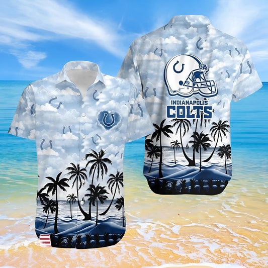 [SPECIAL OFFER] NEW CUSTOMIZED NFL17 IDC INDIANAPOLIS COLTS UNISEX HAWAIIAN SHIRT