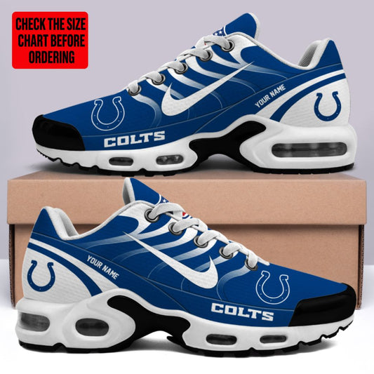 [SPECIAL OFFER] NEW CUSTOMIZED NFL17 IDC INDIANAPOLIS COLTS AIR MAX PLUS SNEAKERS