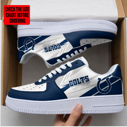[SPECIAL OFFER] NEW CUSTOMIZED NFL17 IDC INDIANAPOLIS COLTS AF1 SNEAKERS