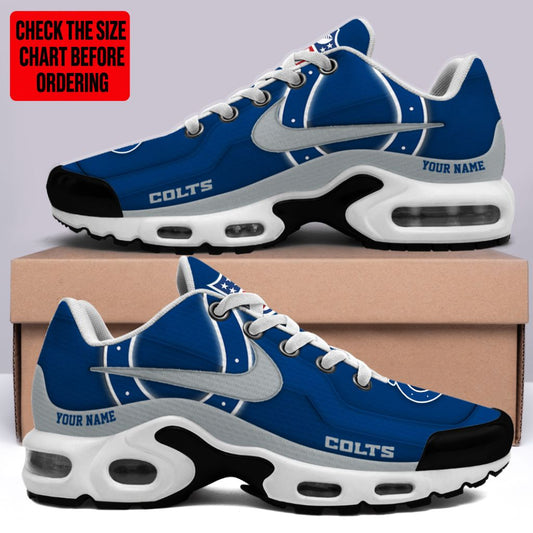 [SPECIAL OFFER] NEW CUSTOMIZED NFL17 IDC INDIANAPOLIS COLTS AIR MAX PLUS SNEAKERS