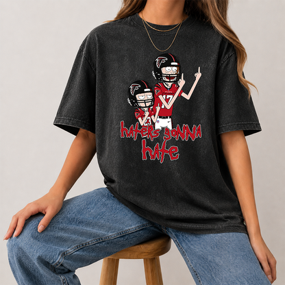 [SPECIAL OFFER] NEW CUSTOMIZED NFL18 ATF ATLANTA FALCONS FUNNY WASHED TEE