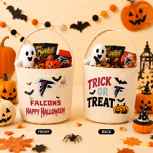 [SPECIAL OFFER] NEW CUSTOMIZED NFL18 ATF ATLANTA FALCONS HALLOWEEN BASKET