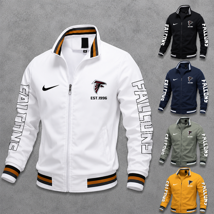 [SPECIAL OFFER] NEW CUSTOMIZED NFL18 ATF ATLANTA FALCONS MEN'S CASUAL JACKET