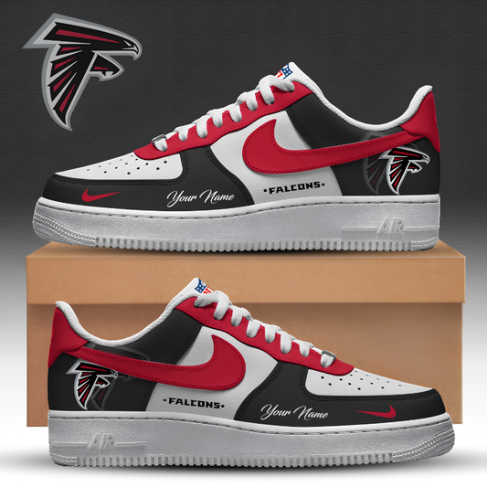 [SPECIAL OFFER] NEW CUSTOMIZED NFL18 ATF ATLANTA FALCONS AF1 SNEAKERS