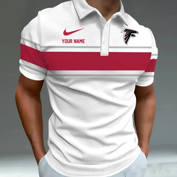 [SPECIAL OFFER] NEW CUSTOMIZED NFL18 ATF ATLANTA FALCONS POLO SHIRT