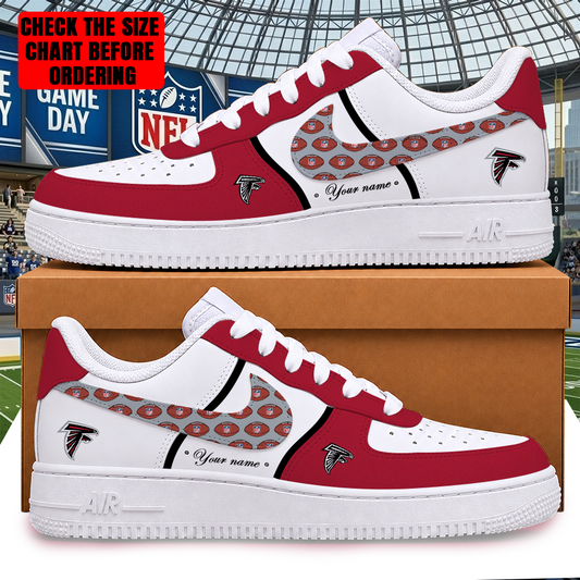 [SPECIAL OFFER] NEW CUSTOMIZED NFL18 ATF ATLANTA FALCONS AF1 SHOES