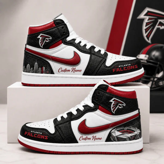 [SPECIAL OFFER] NEW CUSTOMIZED NFL18 ATF ATLANTA FALCONS AIR JORDAN 1