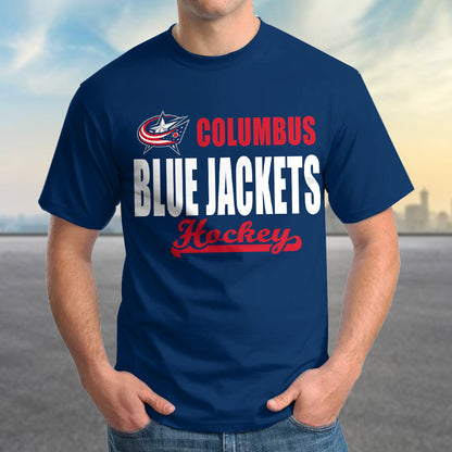 [SUPER SALE] NEW CUSTOMIZED NHL18 CBJ COLUMBUS BLUE JACKETS T-SHIRT, SWEATSHIRT, HOODIE & ZIP HOODIE