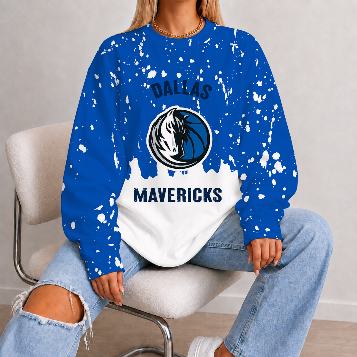 [HOT DEAL] NEW CUSTOMIZED NBA18 DMA DALLAS MAVERICKS UNISEX SWEATSHIRT
