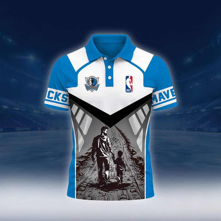 [HOT DEAL] NEW CUSTOMIZED NBA18 DMA DALLAS MAVERICKS POLO SHIRT