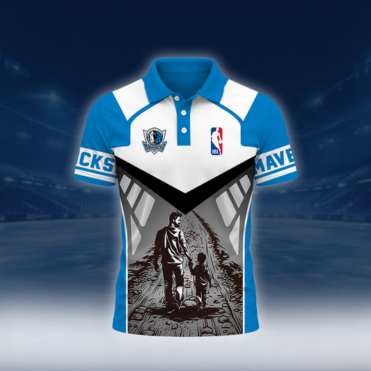 [HOT DEAL] NEW CUSTOMIZED NBA18 DMA DALLAS MAVERICKS POLO SHIRT