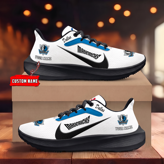 [HOT DEAL] NEW CUSTOMIZED NBA18 DMA DALLAS MAVERICKS ROAD RUNNING SHOES