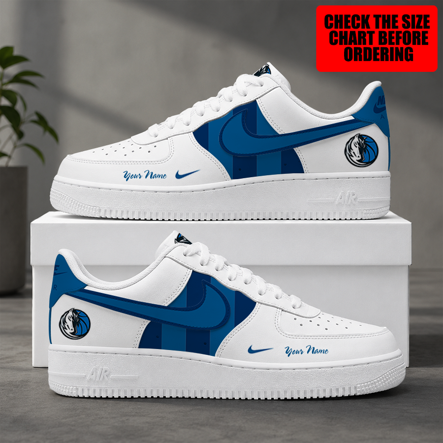 [HOT DEAL] NEW CUSTOMIZED NBA18 DMA DALLAS MAVERICKS AF1 SHOES