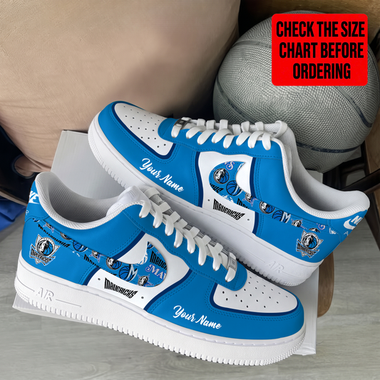 [HOT DEAL] NEW CUSTOMIZED NBA18 DMA DALLAS MAVERICKS AF1 SHOES