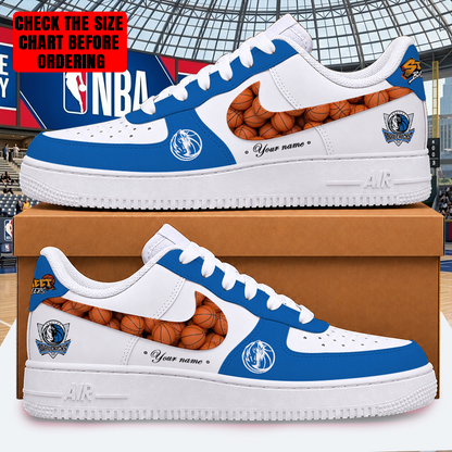 [HOT DEAL] NEW CUSTOMIZED NBA18 DMA DALLAS MAVERICKS AF1 SHOES