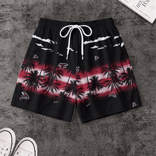 [SPECIAL OFFER] NEW CUSTOMIZED NFL18 ATF ATLANTA FALCONS SHORT PANTS