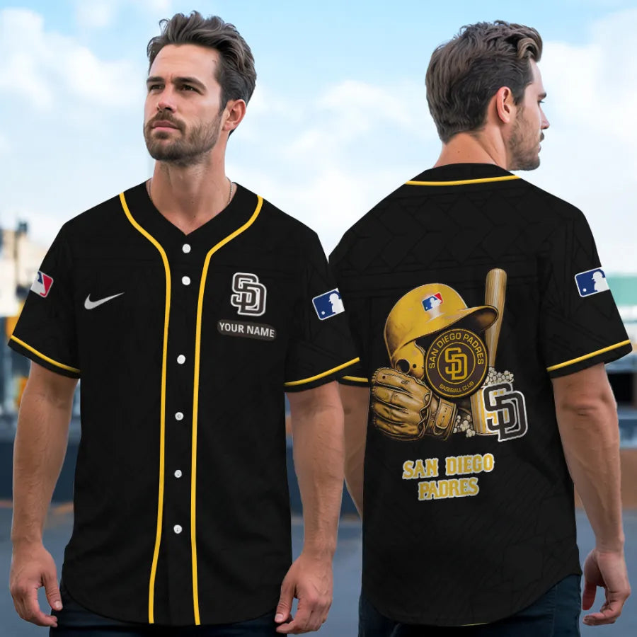 [FLASH SALE] NEW CUSTOMIZED MLB18 SDP SAN DIEGO PADRES BASEBALL JERSEY