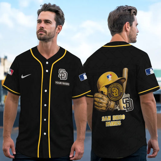 [FLASH SALE] NEW CUSTOMIZED MLB18 SDP SAN DIEGO PADRES BASEBALL JERSEY