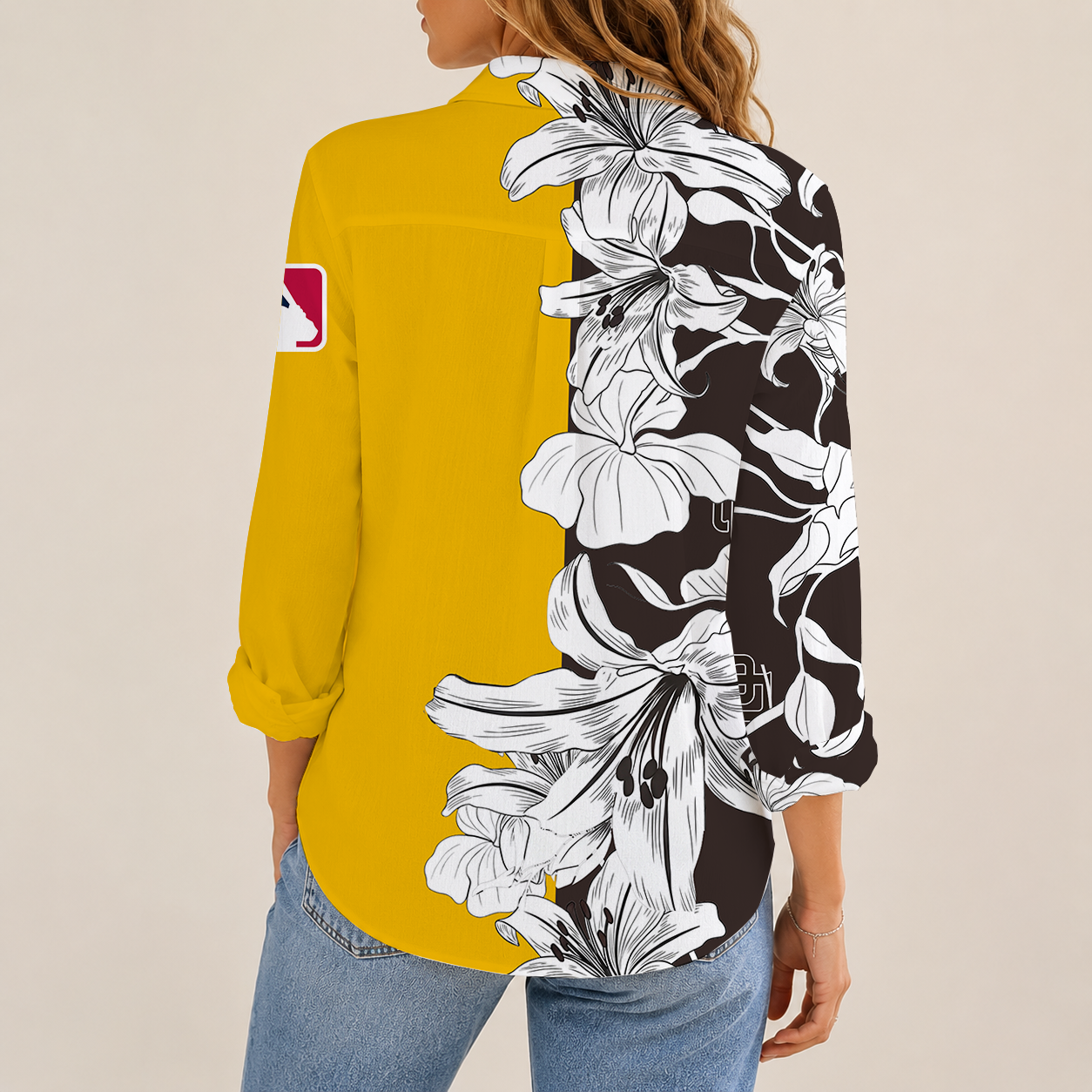 [FLASH SALE] NEW CUSTOMIZED MLB18 SDP SAN DIEGO PADRES WOMEN CASUAL SHIRT