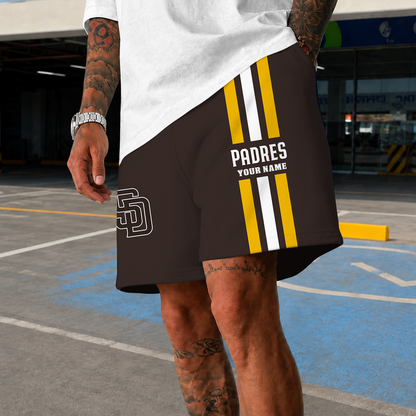 [FLASH SALE] NEW PREMIUM MLB18 SDP SAN DIEGO PADRES SHORT PANTS