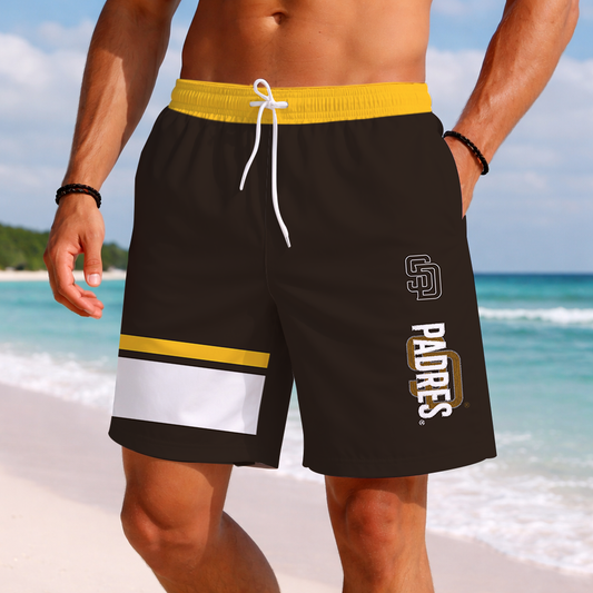 [FLASH SALE] NEW PREMIUM MLB18 SDP SAN DIEGO PADRES BASEBALL SHORT PANTS