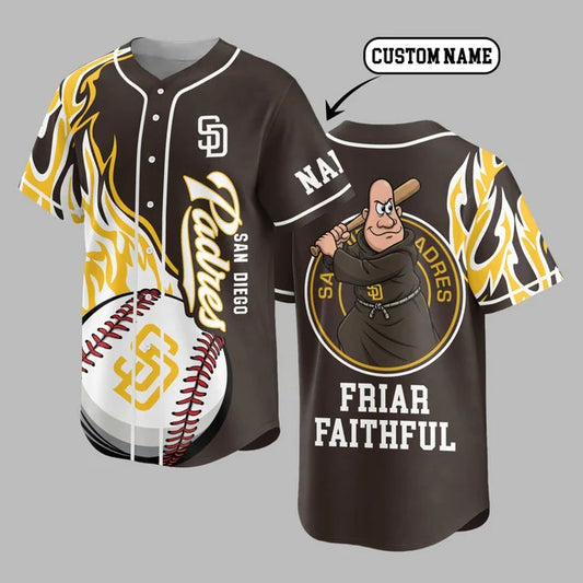 [FLASH SALE] NEW CUSTOMIZED MLB18 SDP SAN DIEGO PADRES BASEBALL JERSEY