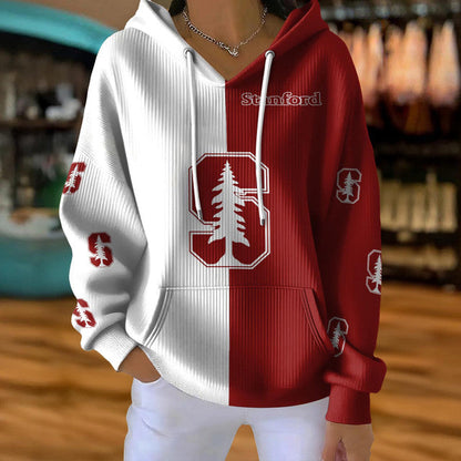 [FAN FAVORITE] NEW CUSTOMIZED NCAA CWS18 STC STANFORD CARDINAL RIBBED HOODIE & SWEATSHIRT