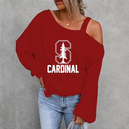 [FAN FAVORITE] NEW CUSTOMIZED NCAA CWS18 STC STANFORD CARDINAL DROP SHOULDER SWEATSHIRT
