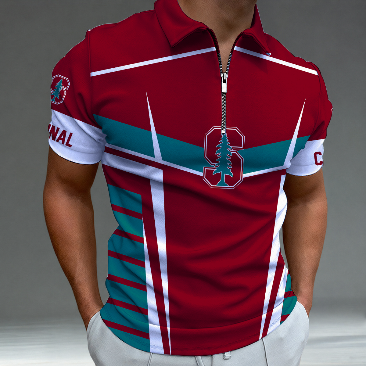 [FAN FAVORITE] NEW CUSTOMIZED NCAA CWS18 STC STANFORD CARDINAL POLO SHIRT