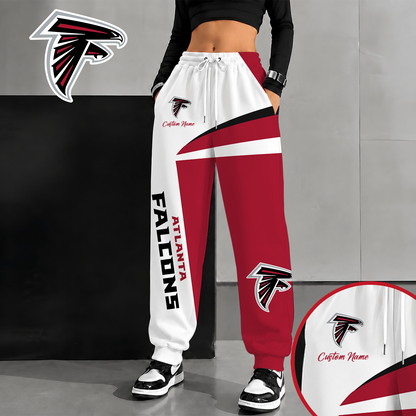 [SPECIAL OFFER] NEW CUSTOMIZED NFL18 ATF ATLANTA FALCONS SWEATPANTS