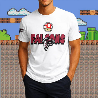 [SPECIAL OFFER] NEW CUSTOMIZED NFL18 ATF ATLANTA FALCONS SUPER MARIO T-SHIRT, HOODIE, ZIP HOODIE