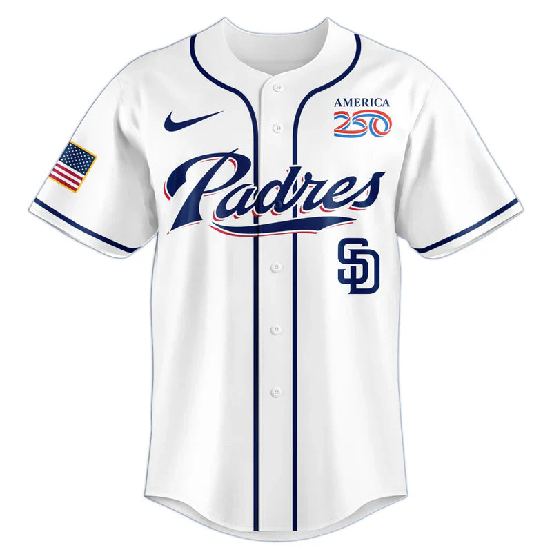 [FLASH SALE] NEW CUSTOMIZED MLB18 SDP SAN DIEGO PADRES BASEBALL JERSEY