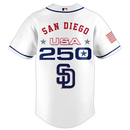 [FLASH SALE] NEW CUSTOMIZED MLB18 SDP SAN DIEGO PADRES BASEBALL JERSEY