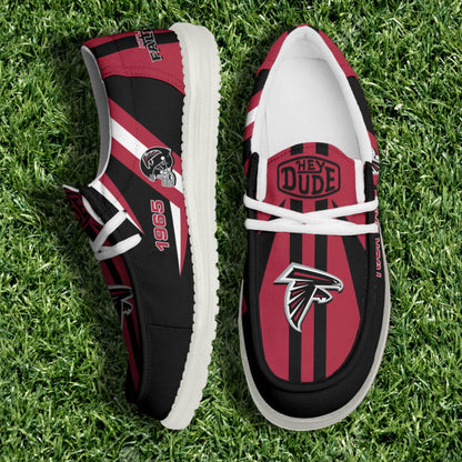 [SPECIAL OFFER] NEW CUSTOMIZED NFL18 ATF ATLANTA FALCONS LOAFER SHOES